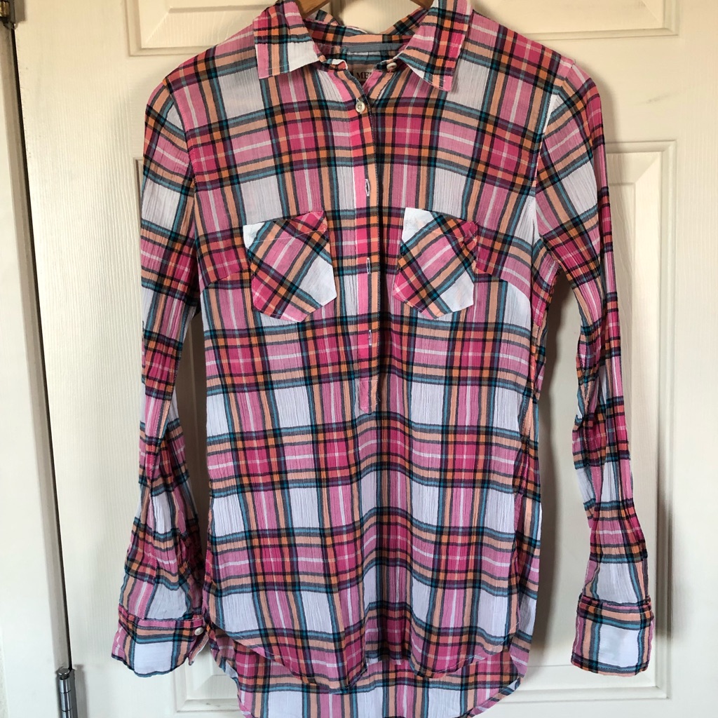 Plain Button Up Top